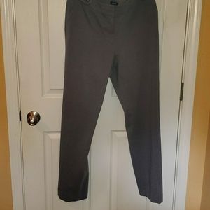 LOFT PANTS Marisa Trouser Gray SIZE 12